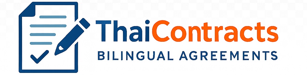 ThaiContracts — เอกสารกฎหมายสองภาษา (อังกฤษ / ไทย) - Bilingual Legal Documents (English / Thai)