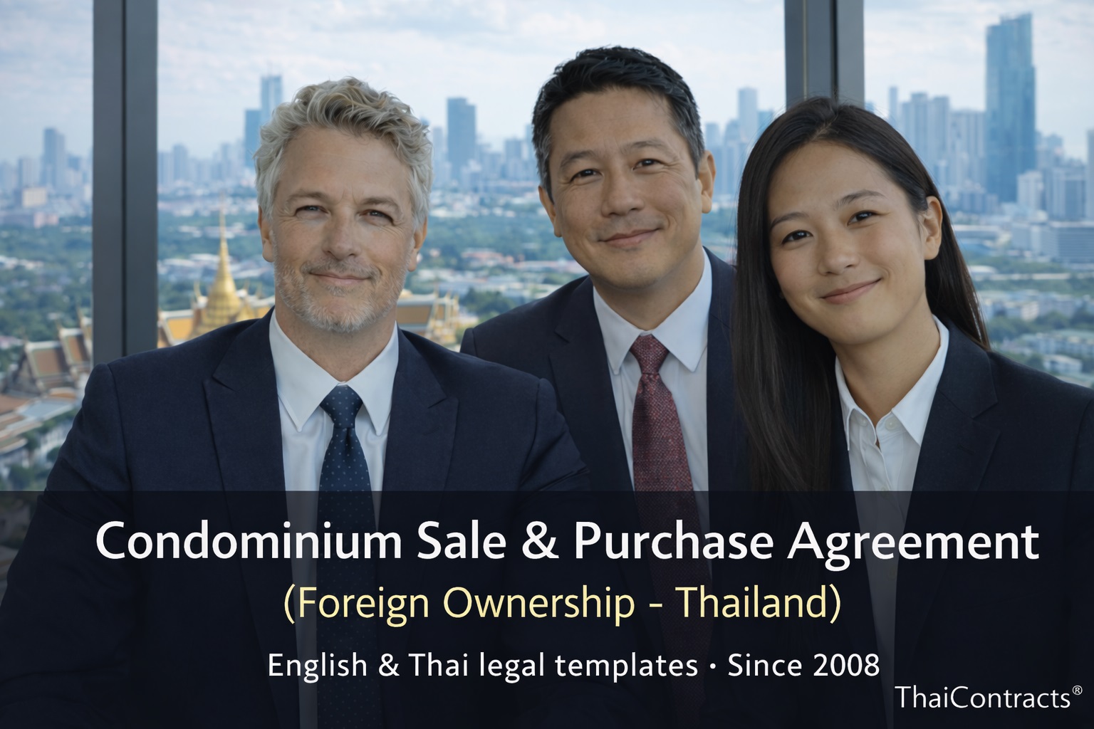 ThaiContracts – Condominium Sale & Purchase Agreement for foreign buyers and sellers in Thailand